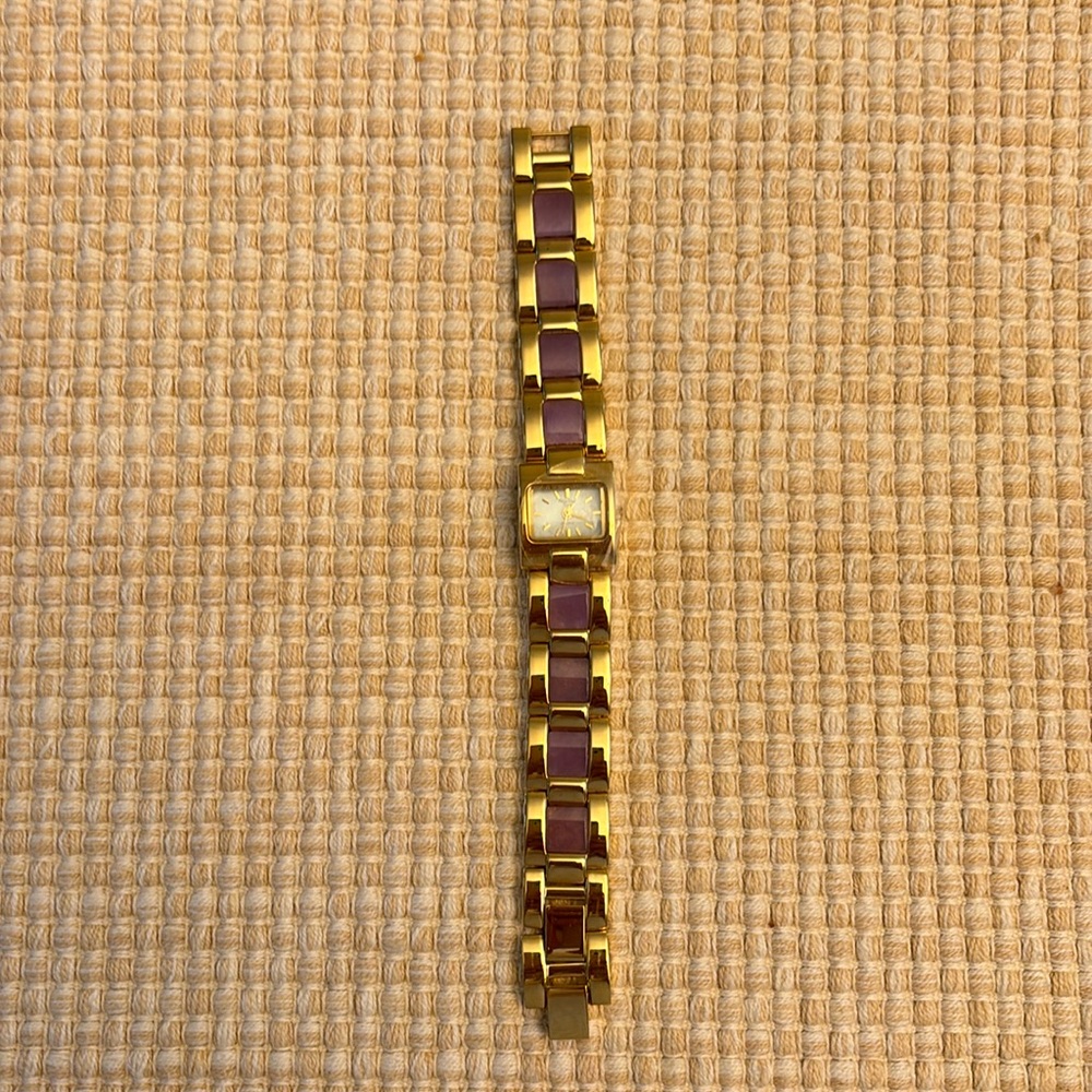 Watch- vintage precious stone and gold bracelet watch